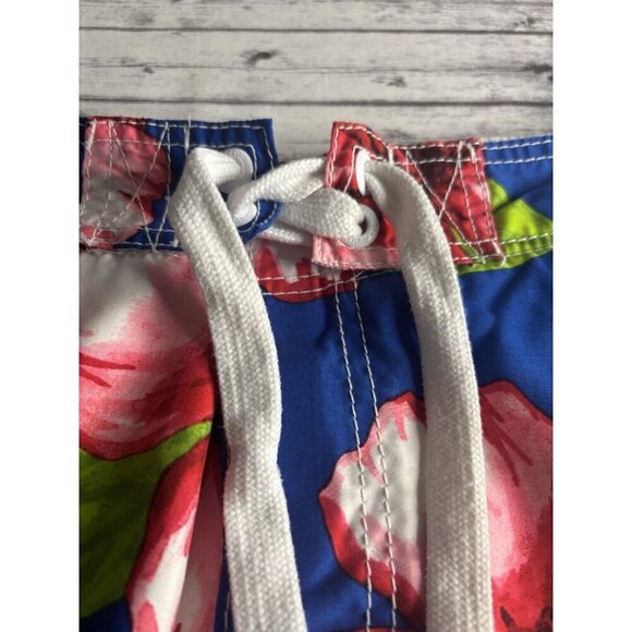 Abercrombie & Fitch Hibiscus Floral Print Mens Board Shorts Size Med Tropical - Picture 4 of 10